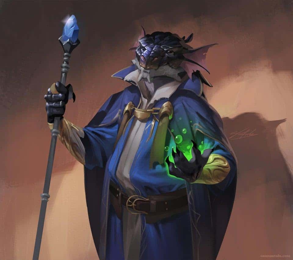 Dragonborn Wizard: Campaign Journal for 5e